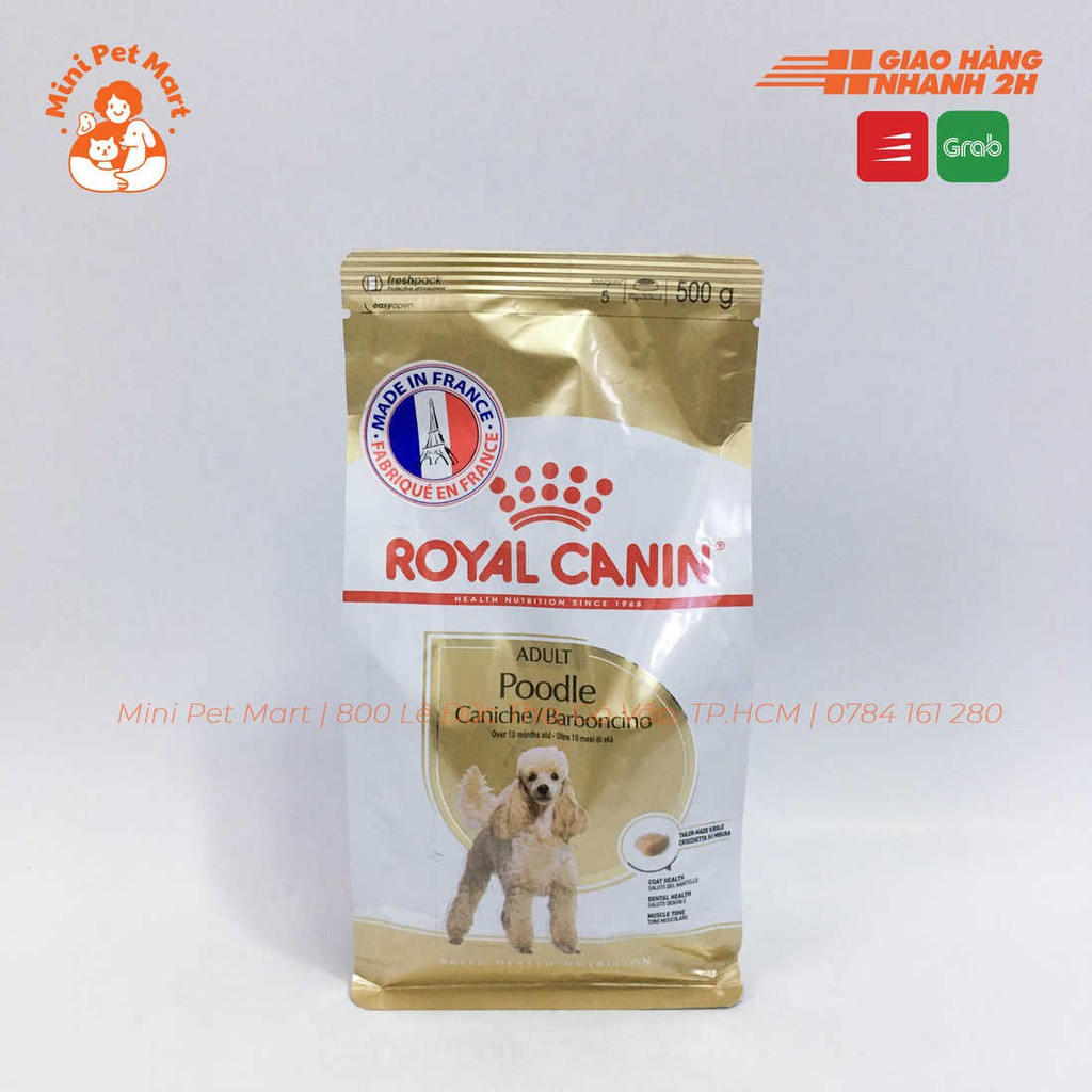 [500g] Thức ăn hạt cho chó Poodle ROYAL CANIN