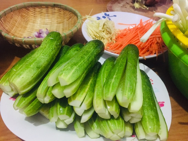 500g Kim chi dưa leo lên men với mật ong giòn cay