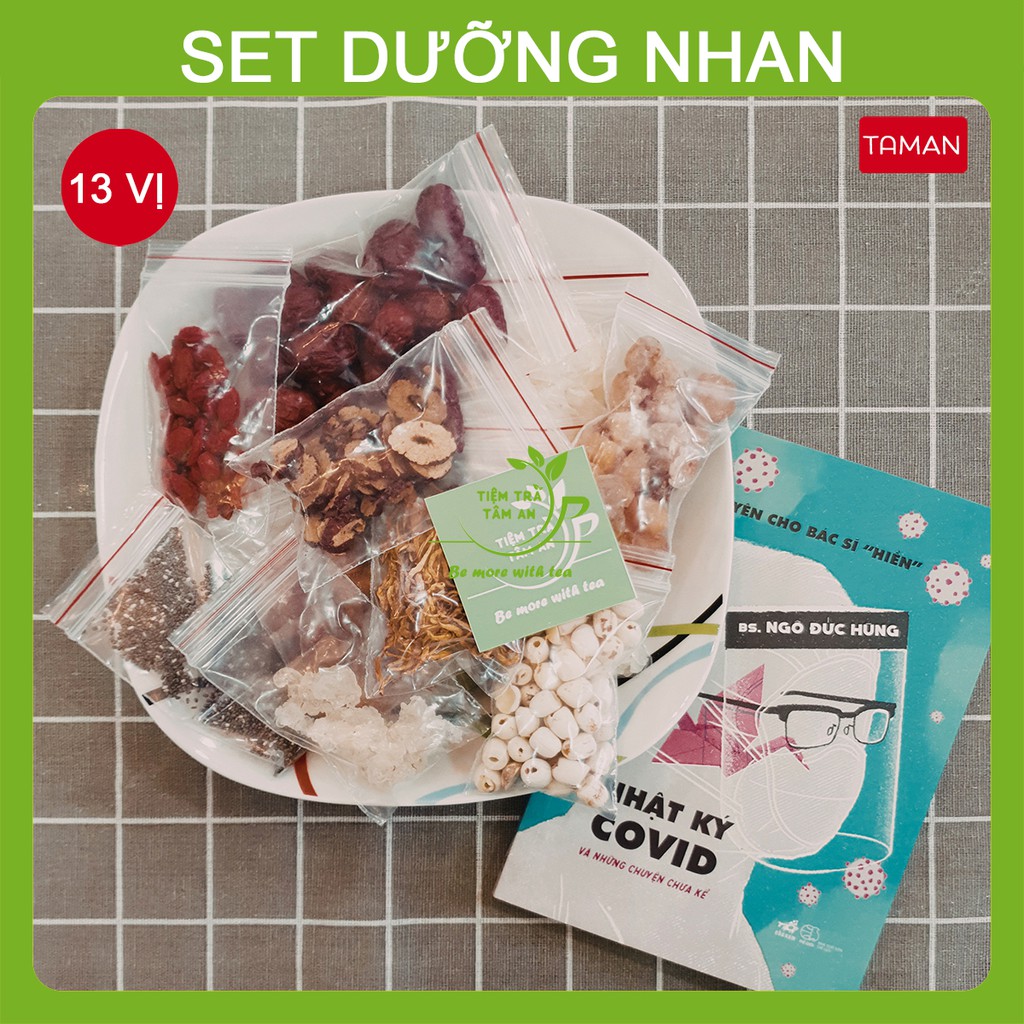 SET chè dưỡng nhan 13 vị, SET trà dưỡng nhan - Tiệm Trà Tâm An