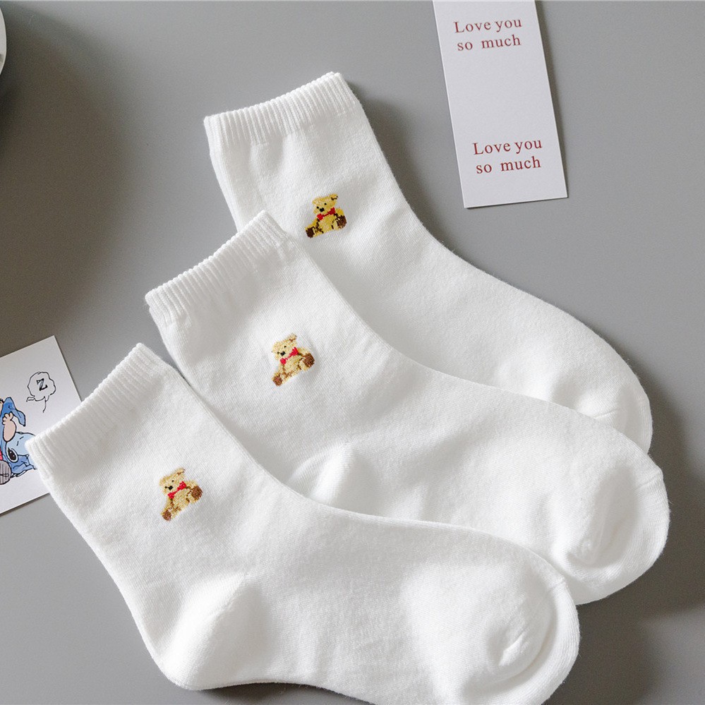 Tất Cao Cổ Unisex Cho Nam Và Nữ Phối Hoạ Tiết Hoạt Hình đáng Yêu - T059 Girl_Friday