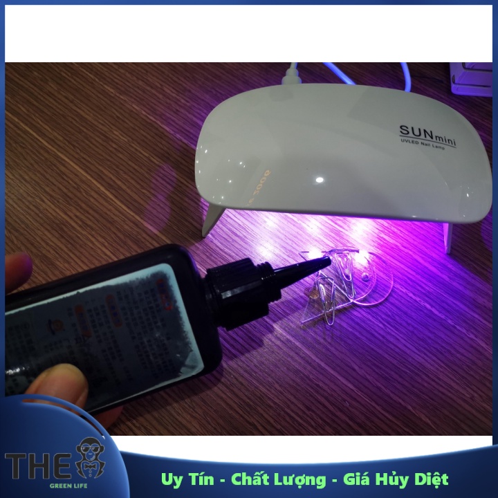 Đèn Uv Mini Sun 6 Bóng 6W Có Chân Đứng, Sấy Keo Uv, Sấy Móng Tay, Sấy Keo Dán Kính Uv ---Uy Tín - Chất Lượng - Giá