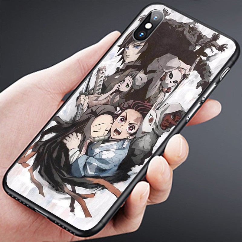 Meizu Meilan Mblu V8 X8 17 MX4 18 Pro 2 3 Max Printed Shell Black soft Phone case Kimetsu no Yaiba Demon Slayer