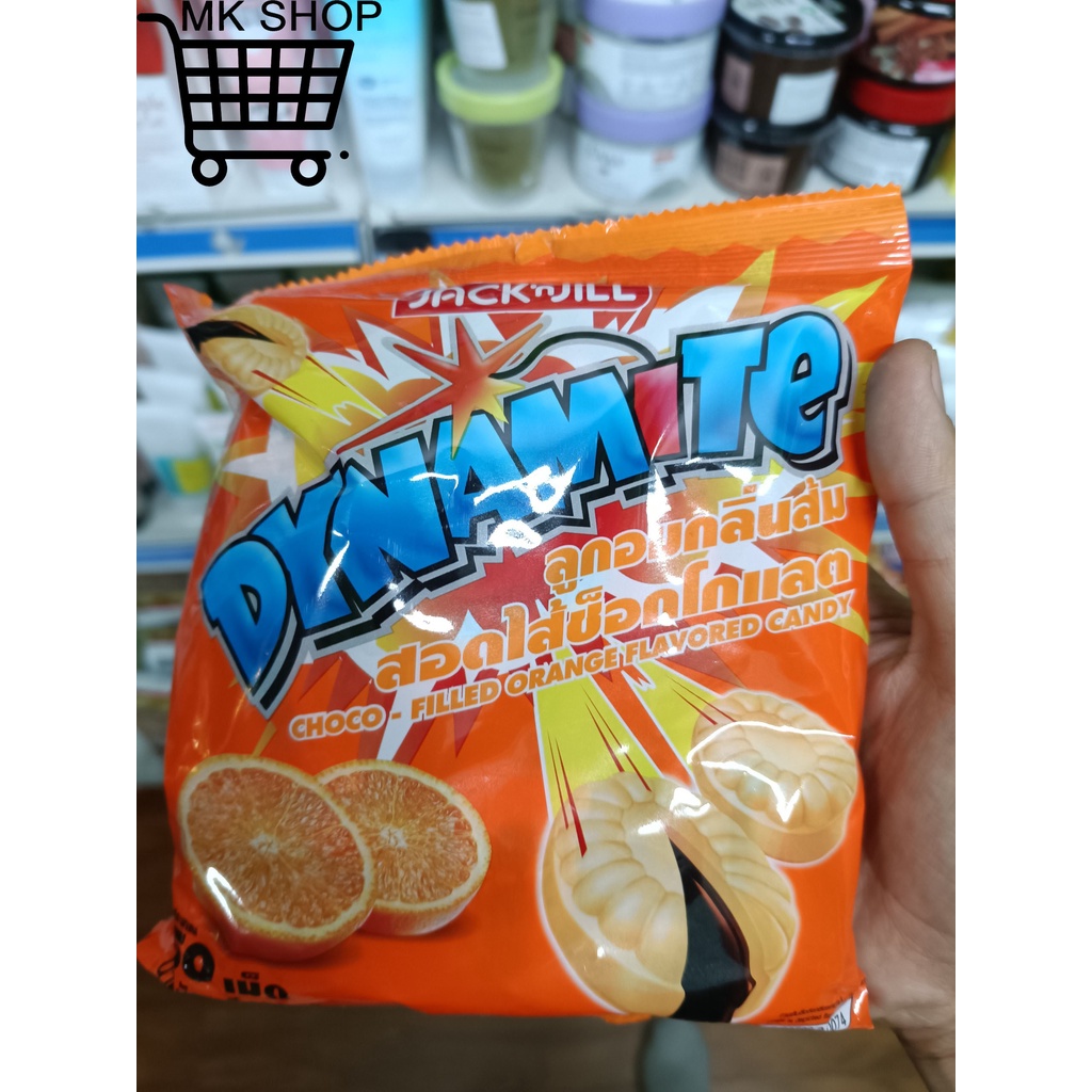 Kẹo ba viên DYNAMITE thái lan socola hương bạc hà, hương cam
