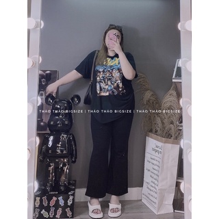 [MÚP BIGSIZE 60-100KG] Quần ống loe thun bozip