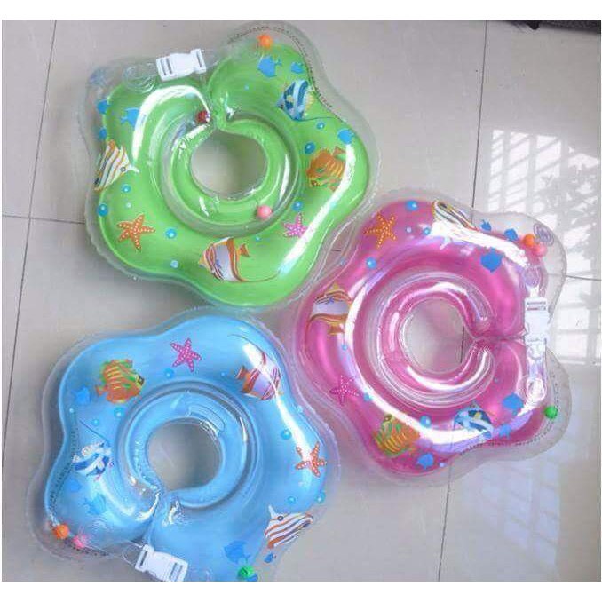 Phao bơi đỡ cổ chống lật an toàn cho bé trai bé gái, có nhiều màu - B41