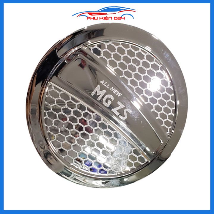 Ốp nắp xăng MG ZS 2021-2022-2023 mạ crom bảo vệ chống trầy trang trí ô tô