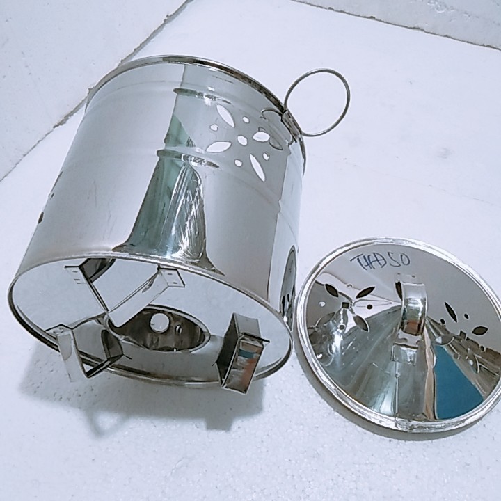 THÙNG ĐỐT VÀNG MÃ INOX -THĐS6-