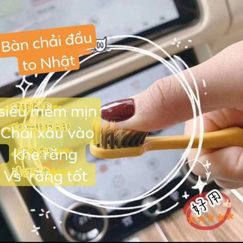 Set 2 bàn chải siêu mềm xuất Nhật