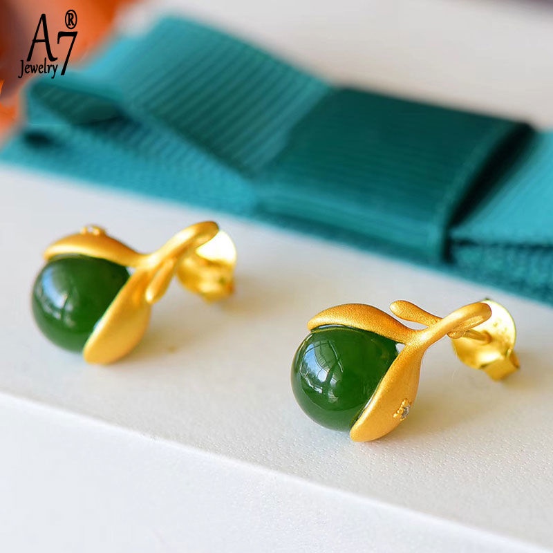 Khuyên Tai Nụ Bud Bud Bud A7 Mạ Vàng Cổ Điển Tinh Tế Và Đơn Giản Làm Quà Tặng Cho Bạn Gái