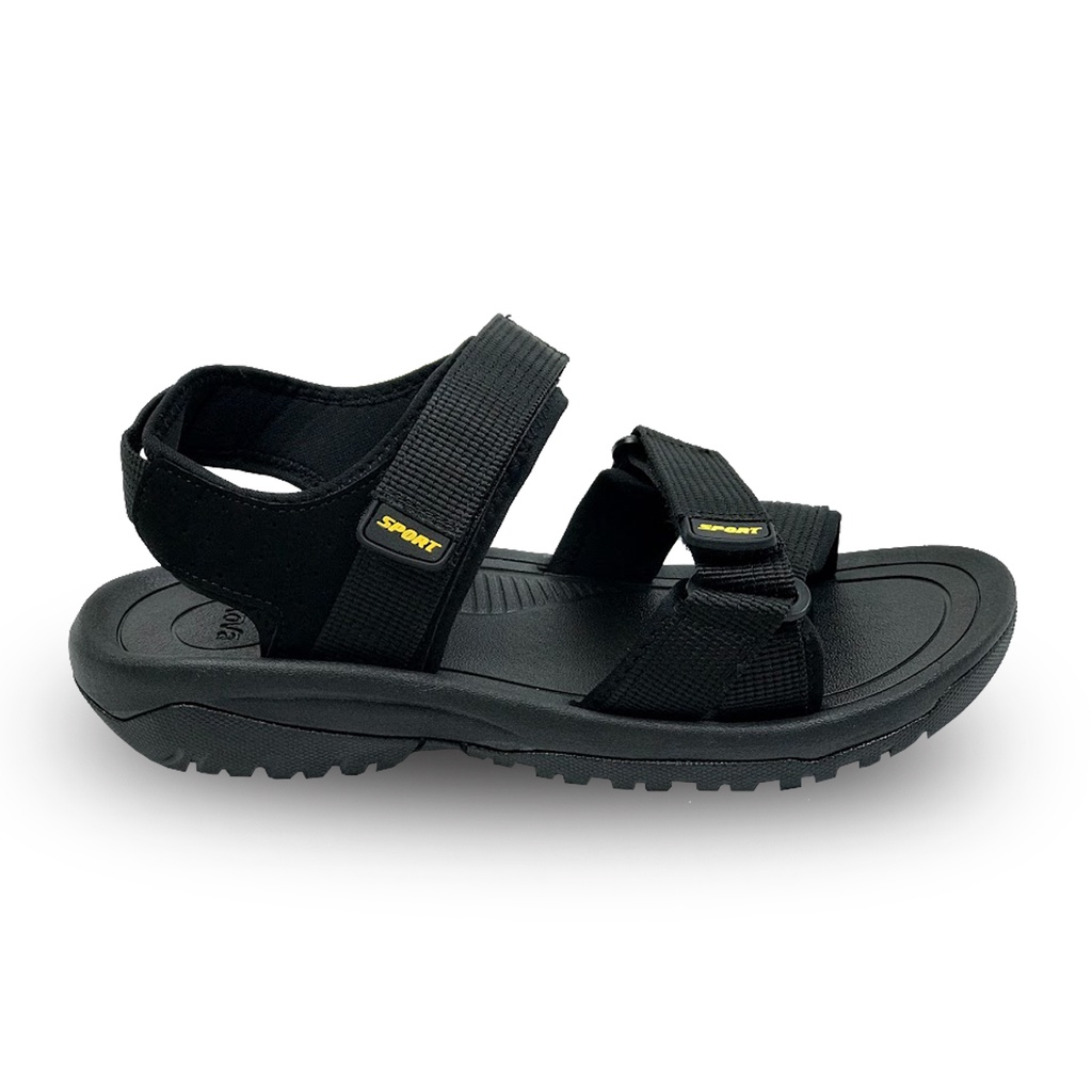 Giày Sandal Nam 2 Quai Dán Xé Hiện Đại - Đỏ