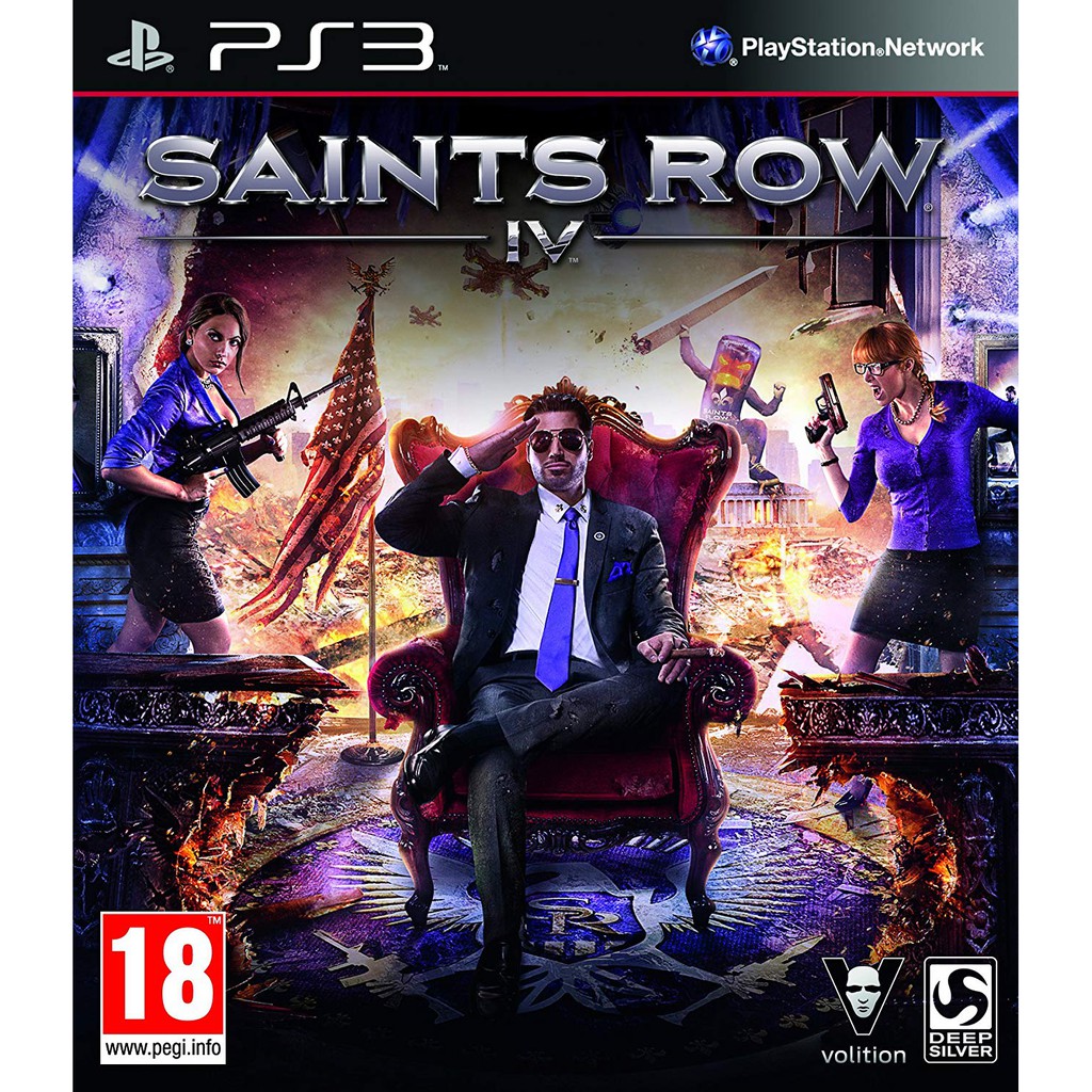 Đĩa Game Ps3 Saints Row IV