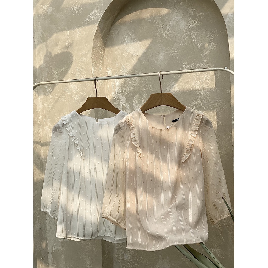 KOKA Design Sơ mi bèo ngực AO0060