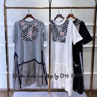 Bigsize Đầm đuôi cá dập ly D15