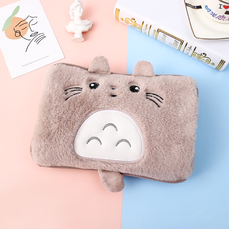 Túi sưởi, túi chườm nóng đau bụng hình mèo cắm điện Chuby Shop