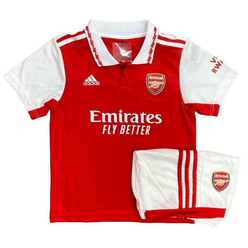 Quần áo bóng đá trẻ em ARSENAL đỏ HÀNG THÁI CÓ IN TÊN SỐ