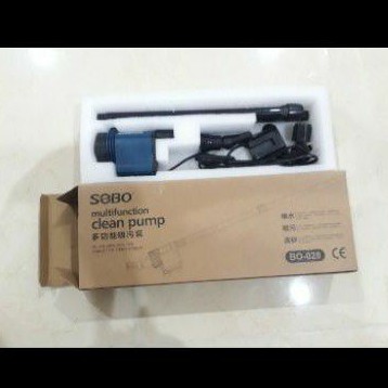 Máy hút cặn đáy, vệ sinh đáy hồ cá SOBO BO - 028 công suất 28W
