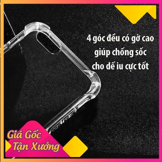 Ốp lưng iphone chống sốc silicon trong suốt ip 6,6s,6 plus,6s plus,7,7 plus,8,8 plus,x,xs,xs max,11,11 pro max,12pro max