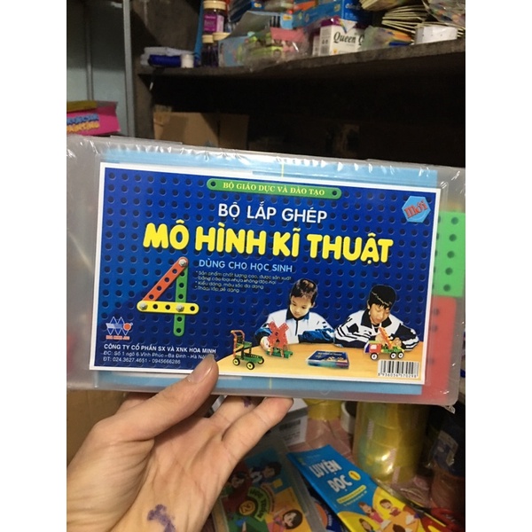 Mô hình lắp ghép kỹ thuật lớp 4 Nhật Hoa Minh Bộ 1