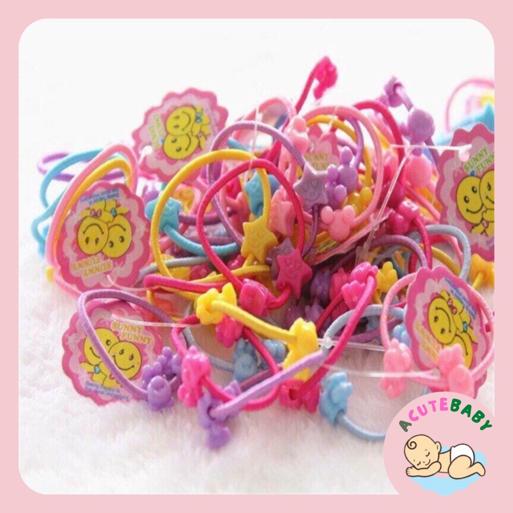 Bộ 2 dây buộc tóc dễ thương cho bé
