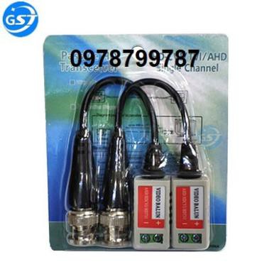 Balun Camera AHD CVI TVI vặn ốc, Hỗ trợ camera khoảng cách 250M