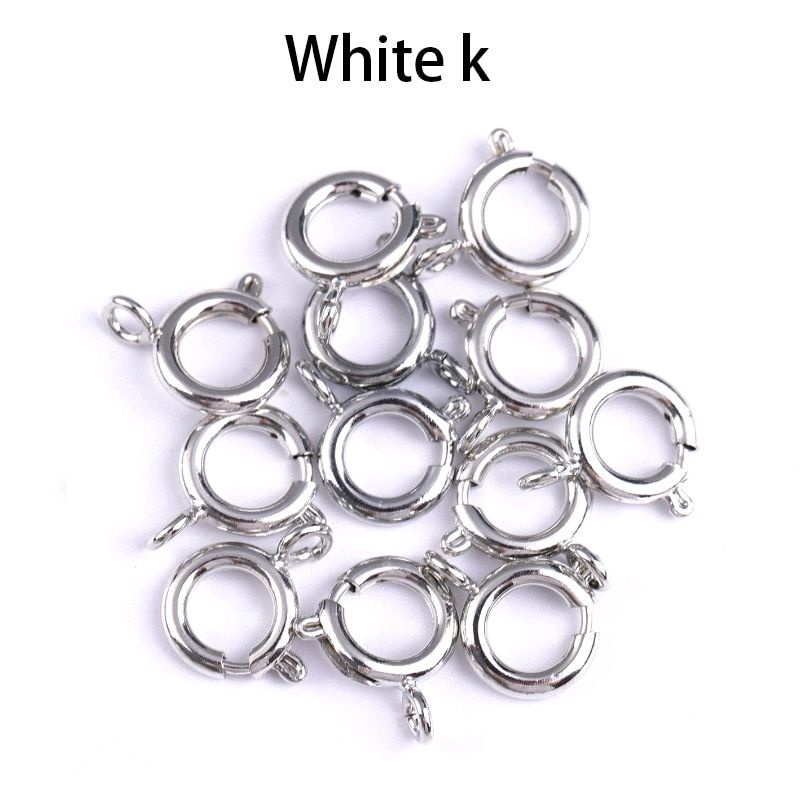 Charm Khoá kéo inox tròn 8mm làm vòng