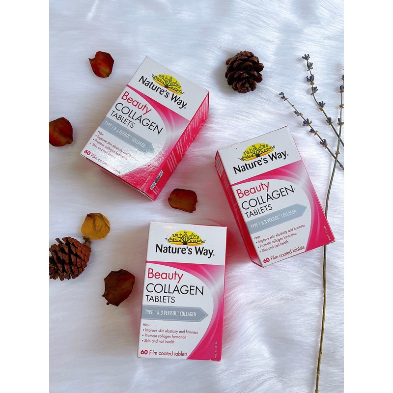 Nature's collagen viên 60v - đủ  bill date xa