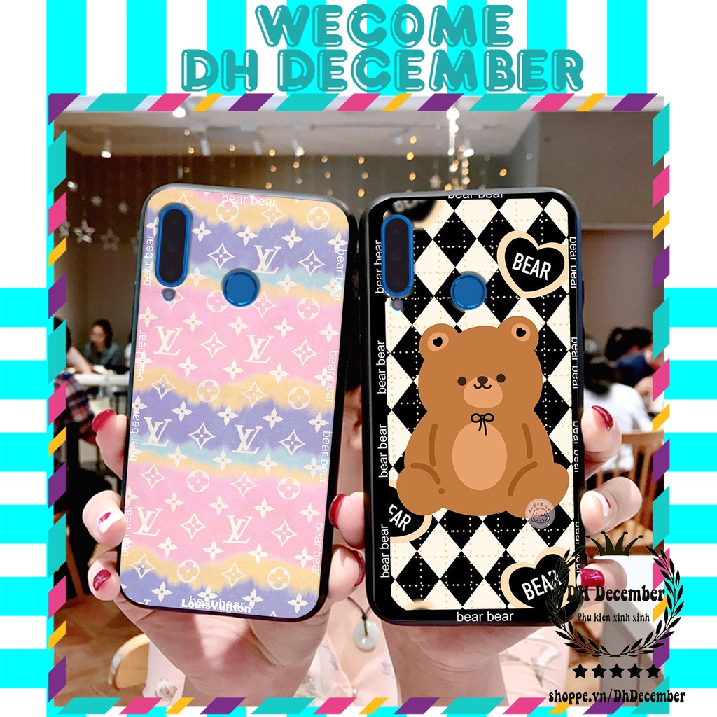 Ốp lưng Huawei P30 LITE in hình 3D GẤU HỒNG-GẤU BE3R -XINH XẺO CỰC ĐẸP