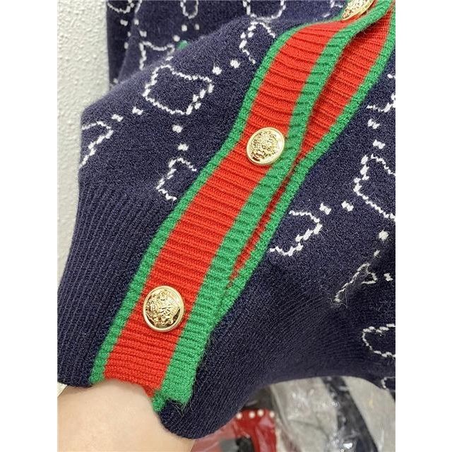 Áo Khoác Cardigan Dệt Kim Tay Dài Dáng Rộng Màu Sắc Trẻ Trung