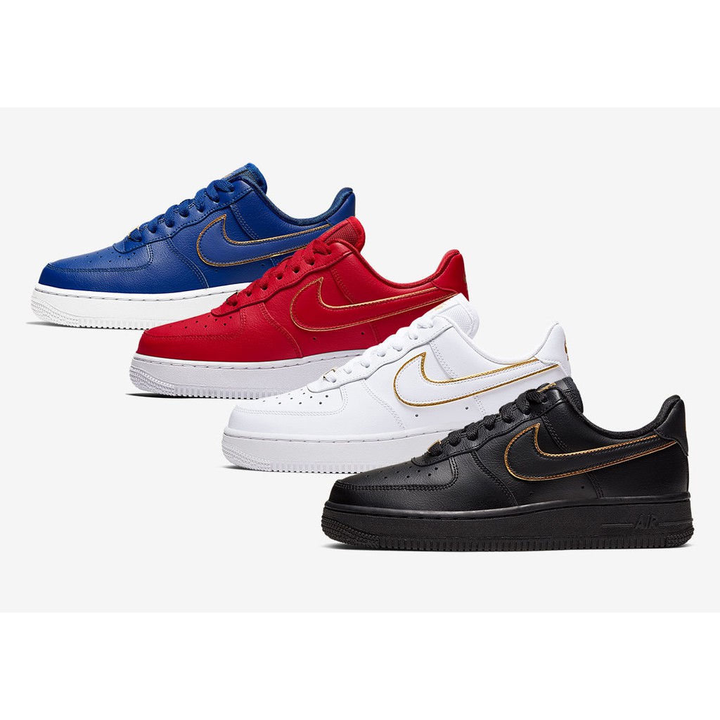Giày Air Force 1 Chính Hãng FREESHIP Nike Air Force 1 07 Essential Blue Force - University Red - Simple Sneaker