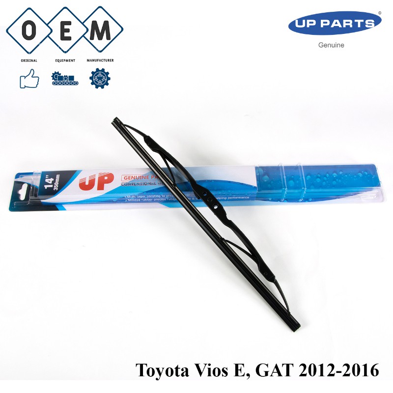 Bộ gạt mưa xương cứng UP Genuine xe Toyota Vios E, GAT 2012-2016 