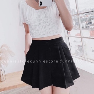 Quần sooc xếp ly giả váy siêu hot