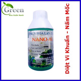 Nano bạc chế phẩm phòng trị nấm, vi khuẩn chai 100ml