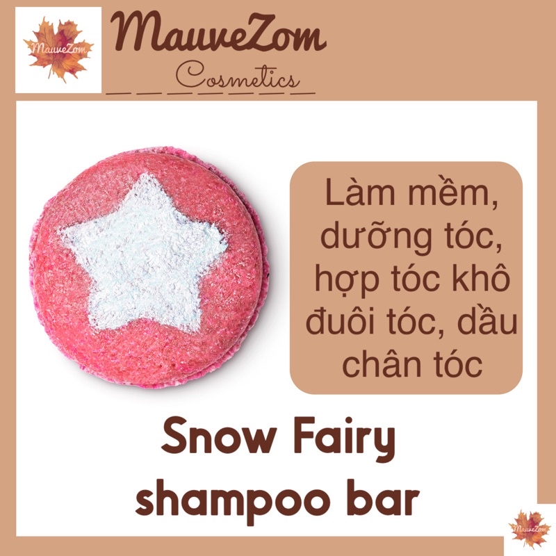 Bánh dầu gội LUSH - Snow Fairy shampoo bar