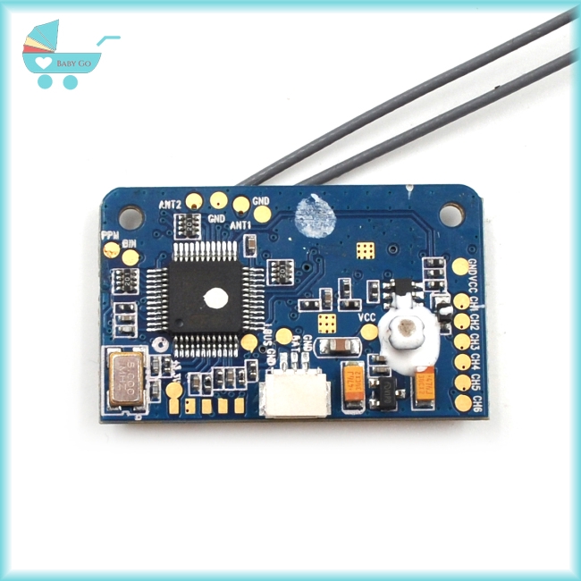 Bộ Nhận Tín Hiệu Flysky X6b 2.4g 6ch I-bus Ppm Pwm Cho Afhds I10 I6s I6 I6x I4x