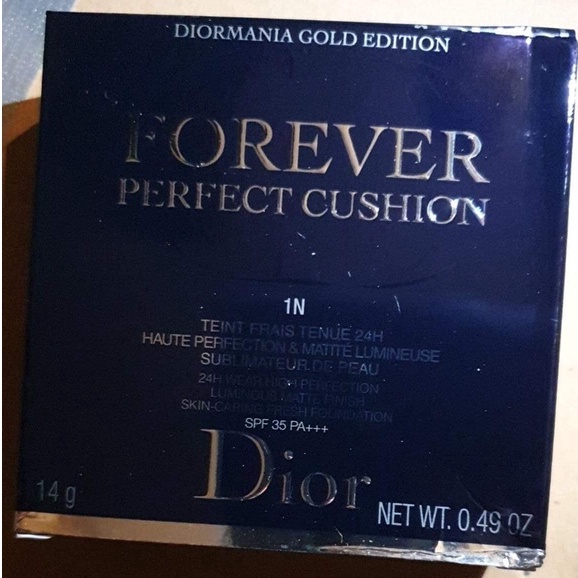 Cushion Dior Mania Gold Forever Perfect Limited Edition Bản Giới Hạn 2021 - PHẤN NƯỚC DIOR VỎ DA ĐEN