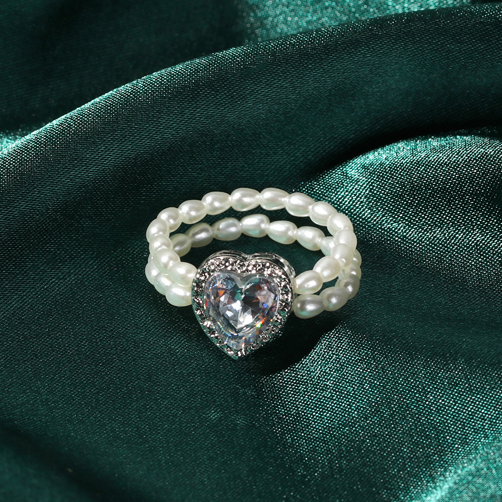 Nhẫn Nữ Trang Đính Ngọc Trai Nhân Tạo Mihan1