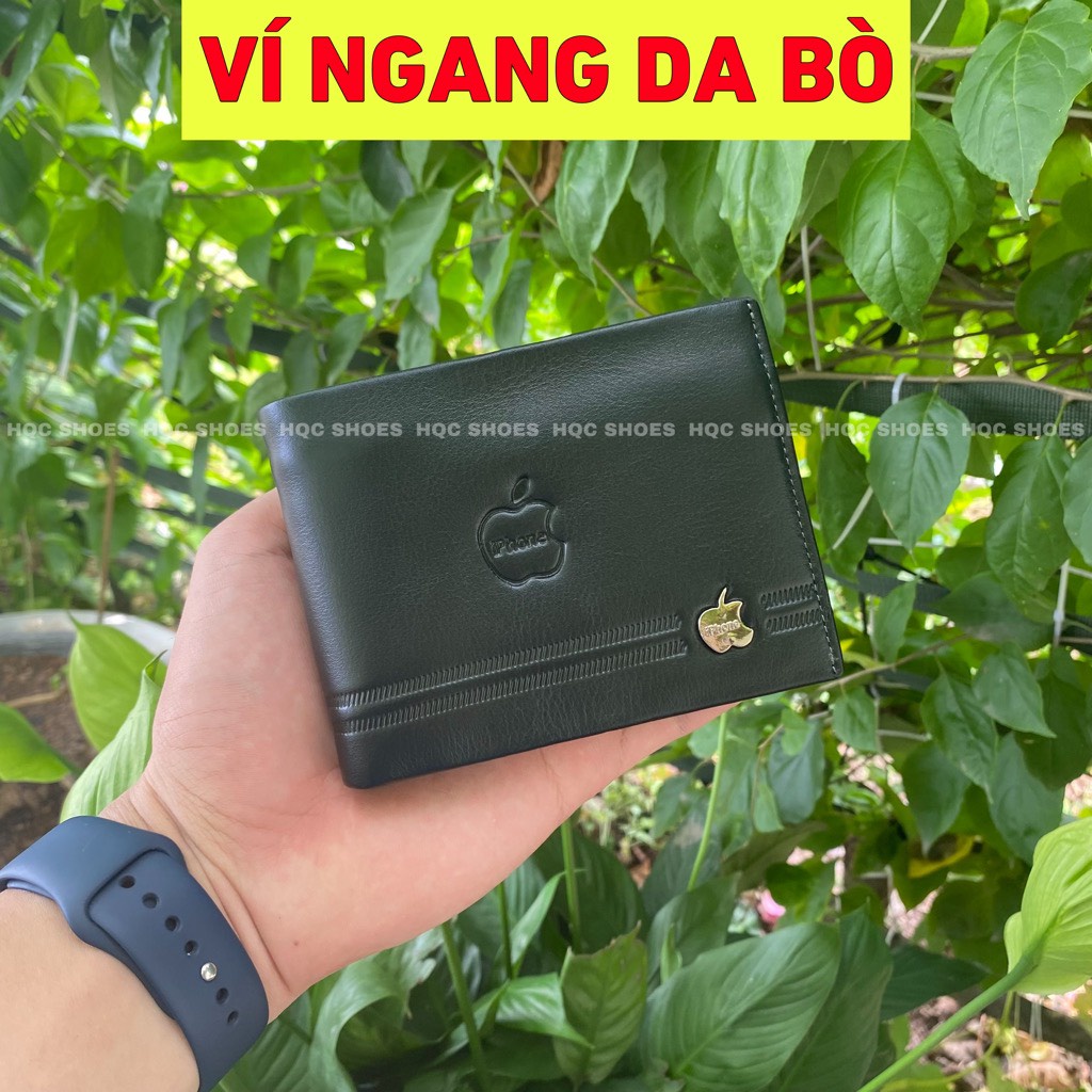 [DA BÒ THẬT 100%]Ví nam da bò - Bóp da nam cao cấp bảo hành bong nổ da trọn đời V001