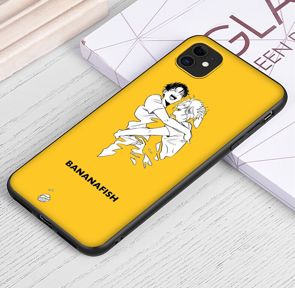Su4 Ốp Điện Thoại tpu Mềm Hình anime banana fish Cho apple iphone 8 7 6 6s 5s 5 se plus 2020