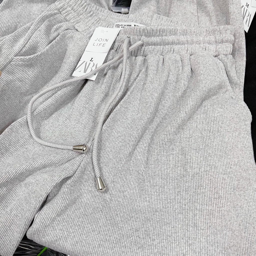 Quần jogger nữ len tăm dây rút bo gấu dầy dặn - T2K Max