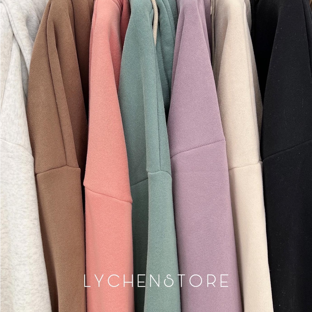 Áo khoác form rộng nhiều màu ( BASIC HOODIE ZIP)