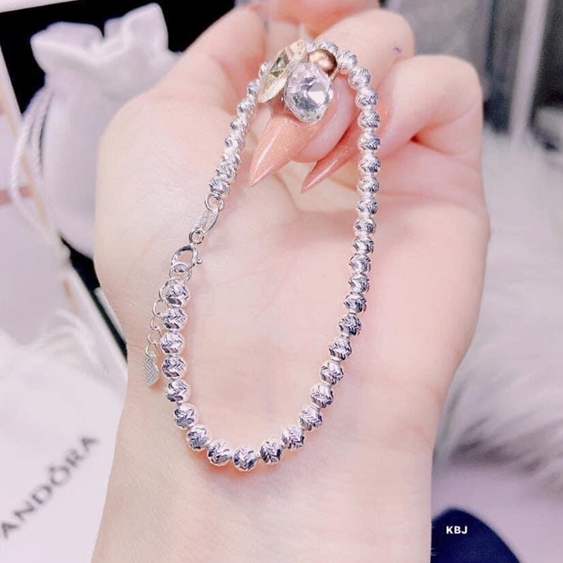 Lắc Tay Nữ- Vòng Tay Bi Bạc Dành Cho Nữ, Kèm Phụ Kiện Theo Tên Đẹp- Độc- Lạ