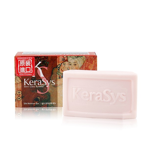 Xà bông tắm Kerasys Silk Moisture (Da khô)-Đỏ 100g
