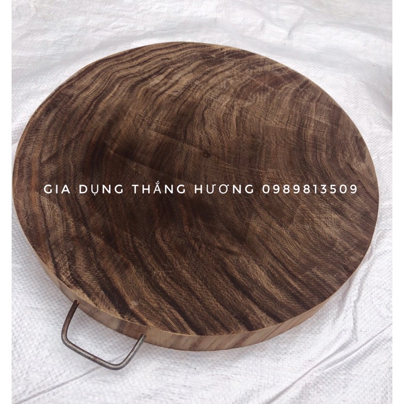 Thớt gỗ nghiến 35cm không tâm