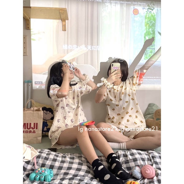 Set pijama nhiều hình