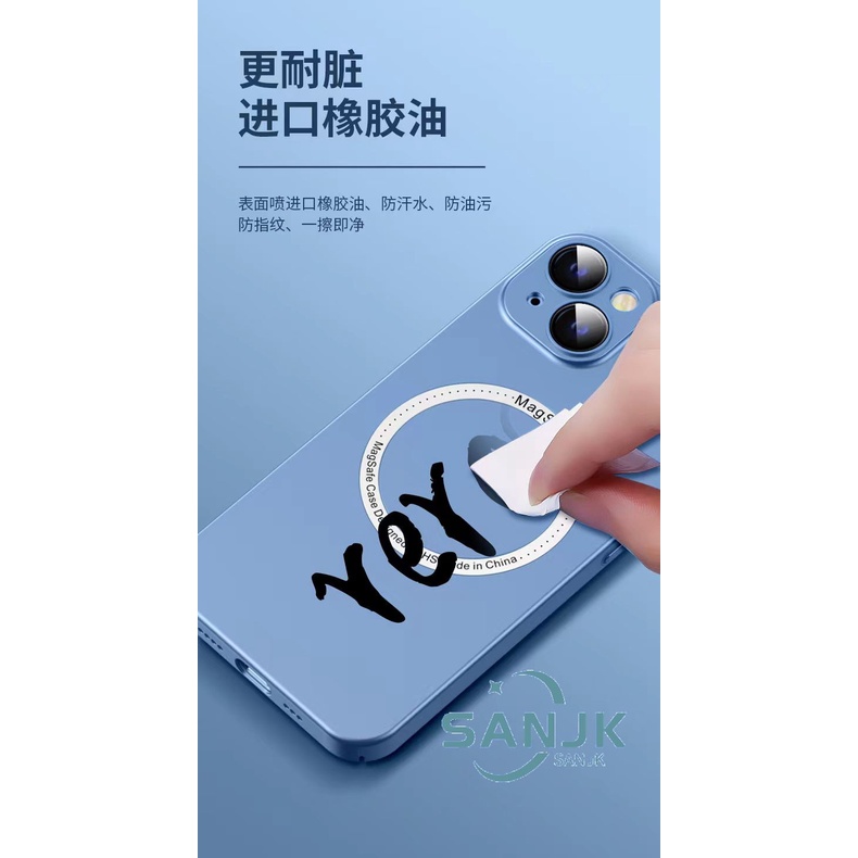 Ốp Điện Thoại Sợi Carbon PC Cứng Từ Tính Bảo Vệ Toàn Diện Cho iPhone 11 Pro MAX 12Pro MAX 13 Pro MAX Sự Bảo Vệ