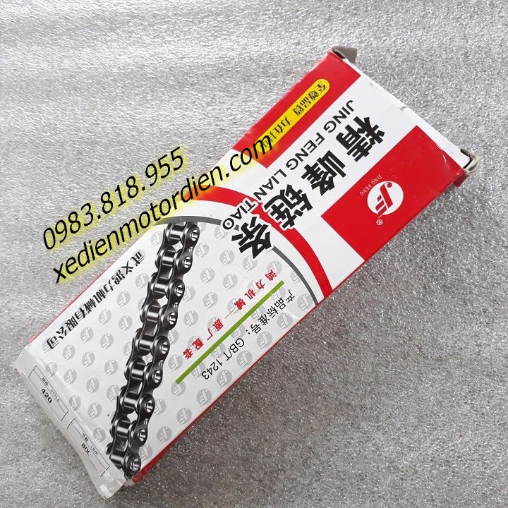 Chuỗi xích 420 - xích xe máy nhông dày 5mm