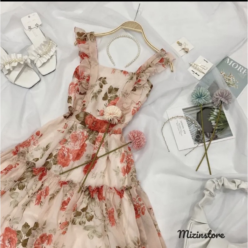 Váy voan hoa cánh tiên