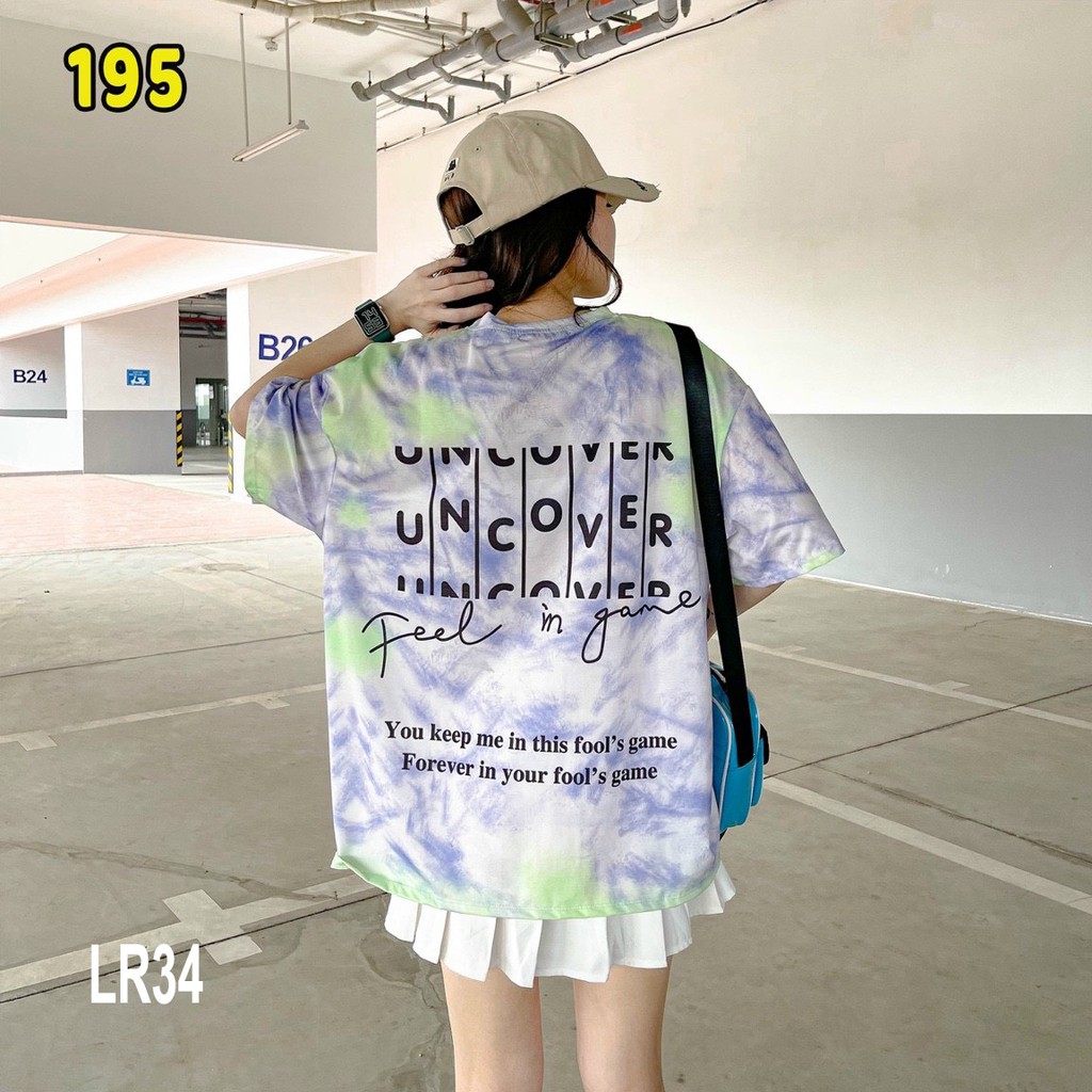 Áo thun loang màu 𝑭𝒓𝒆𝒆𝒔𝒉𝒊𝒑 Áo phông unisex LR34 {nhiều mẫu} vải cotton xượt poli co giãn thấm hút tốt, không xù lông