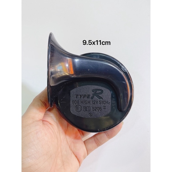 Còi hơi xe máy, kèn sò 12V 510hz/410hz âm thanh cực lớn lắp được cho xe oto