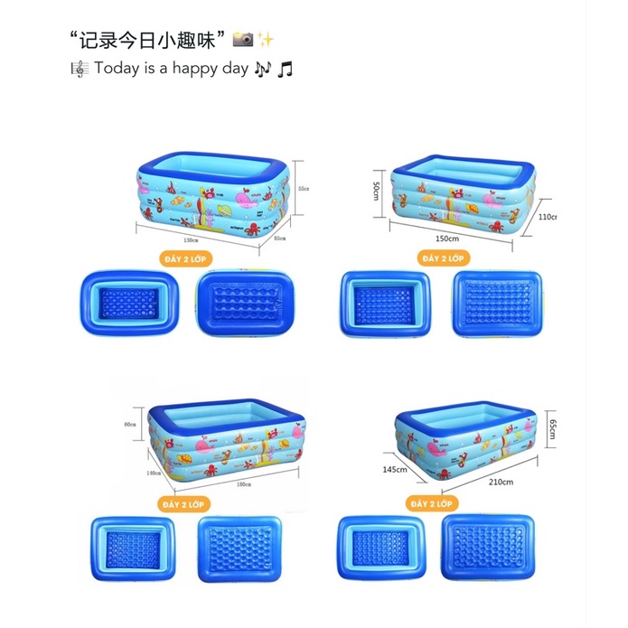 🆘[Giá Huỷ Diệt] Bể bơi phao hàng loại 1 đáy phao 2 lớp 🆘